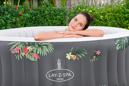 Lay-Z-Spa Boracay Smart Signature AirJetInflatable Hot Tub with App-Control 2-4 person