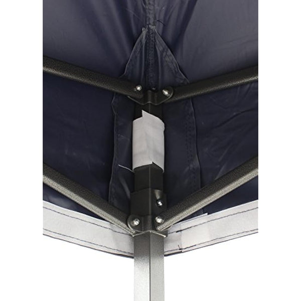 All Seasons Gazebos 2x2 Fully Waterproof Pop up Gazebo With Accessories - Navy Blue