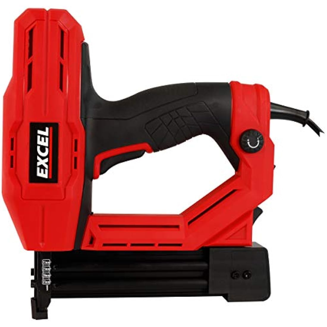 Excel 2-in-1 Electric Stapler Nailer Gun 15-32mm 18 Gauge Heavy Duty 240V~50Hz - Electric Nail Gun - Corded Nailer Gun - Ideal for Woodworking, Decorating, Construction Jobs