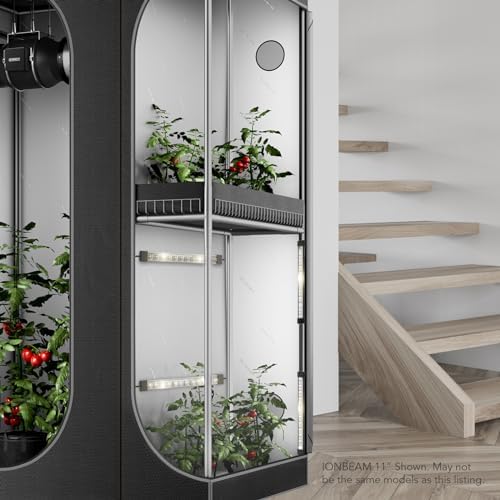 AC Infinity IONBEAM S16, Full Spectrum LED Grow Light Bars 41cm Deeper Penetration Samsung LM301H EVO Diodes Digital Dimming Timer Controller for Veg Bloom Indoor Plants Grow Tents Greenhouses 16-Inch