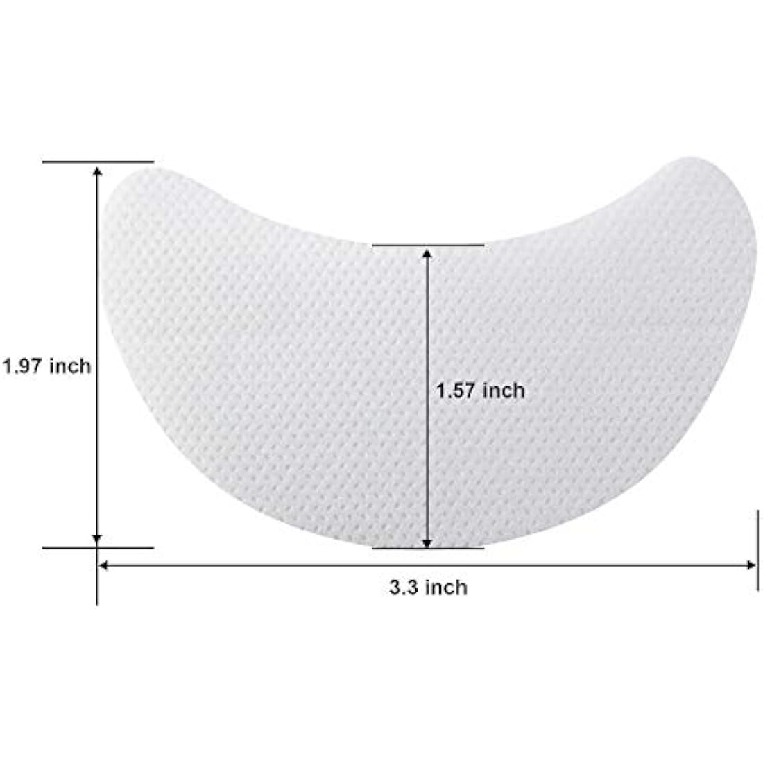 100 Pieces Eyeshadow Shield Eyeshadow Gel Pad Patches Eyelash Tint Stencils for Prevent Eyelash Extensions, Tinting and Lip Makeup Residue