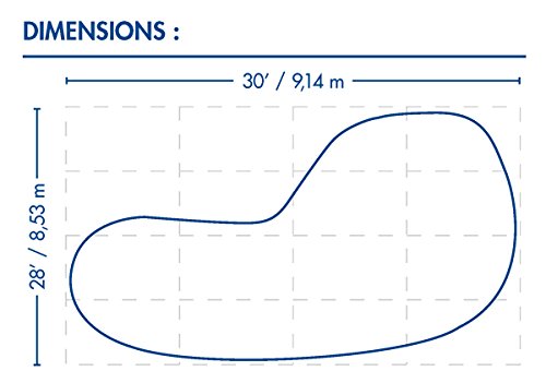 Aquascape Protective Pond Netting with Stakes, 28-Feet x 30-Feet, Durable Mesh, Black | 98002