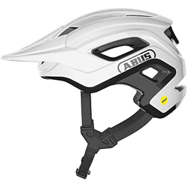 ABUS CliffHanger MIPS MTB helmet - bike helmet for demanding trails - with large ventilation openings & TriVider strap system & impact protection - for men and women