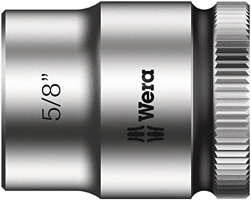 Wera 05004051001 8100 SB 11 Zyklop Metal Ratchet Set with switch lever, 3/8" drive, imperial, 29 pieces, Silver