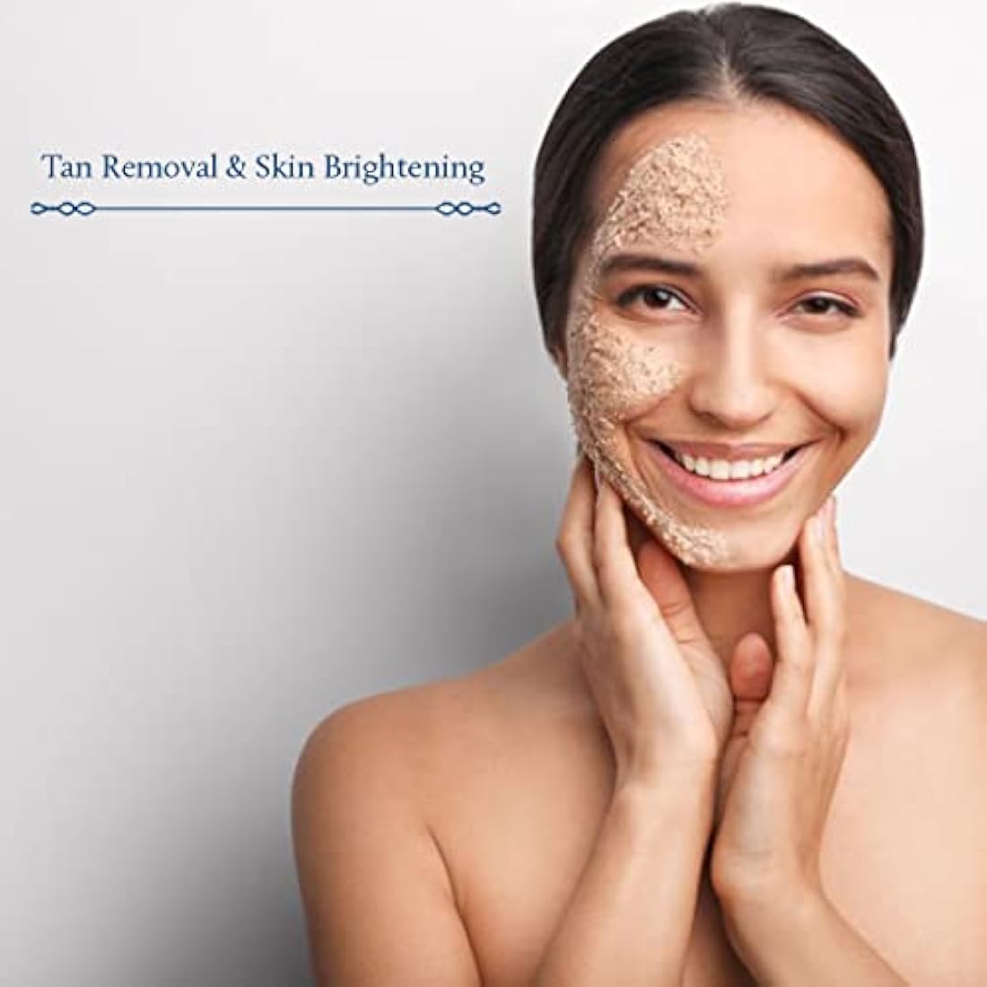 Blue Nectar Saffron Face Scrub for Glowing Skin by Exfoliating Face Scrub | Gentle Ayurvedic Kumkumadi Oil Tan Remover for Refreshing Sun-exposed Skin (16 Herbs, 50g)