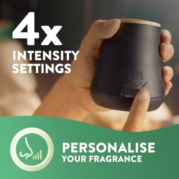 Air Wick Essential Mist Refills, Linen & White Orchid, Pack 6 x 20ml, Natural Essential Oils, Last up to 270 days, Air freshener