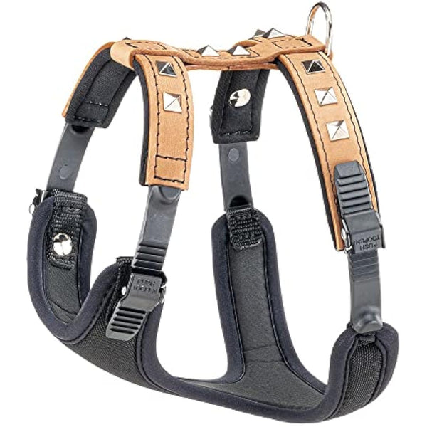 Ferplast Giotto Luxor Dog Harness, S, 32-42 cm/ 46-56 cm, Beige