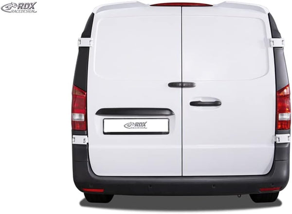 RDX Racedesign Roof spoiler compatible with Mercedes Vito W447 2014- (with 2 barn doors) (PUR-IHS)