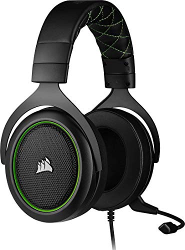 CORSAIR HS55 SURROUND Lightweight Multiplatform Wired Gaming Headset – Dolby 7.1 Surround Sound – iCUE Compatible – PC, Mac, PS5, PS4, Xbox, Nintendo Switch, Mobile – Carbon