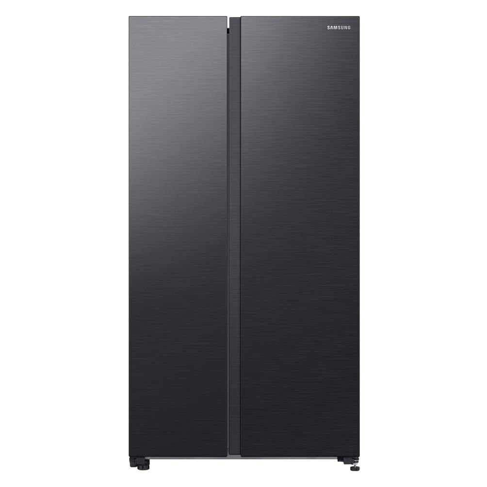 Samsung American Style Fridge Freezer with SpaceMax Technology, Power Cool and Power Freeze Technology, Black, RS62DG5003B1E