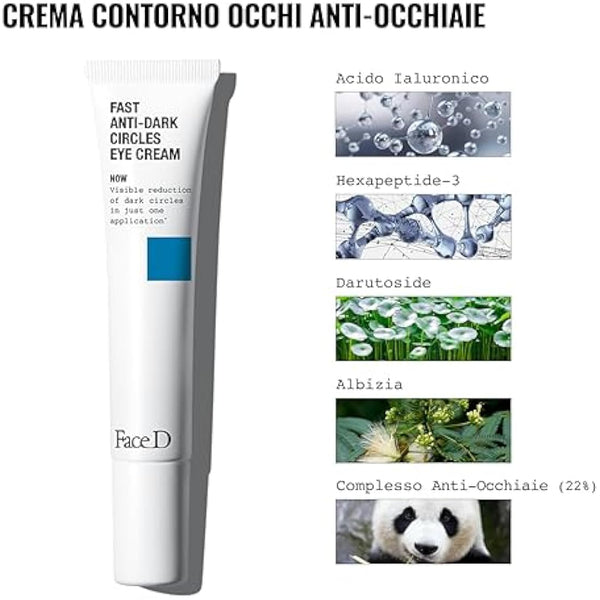 Faced 3-Luronics Eye Contour Cream Against Dark Circles