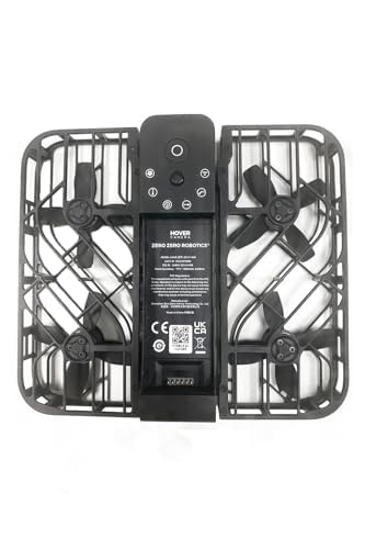 HOVERAir X1 Drone with Camera, Self-Flying Camera Drone with Follow Me Mode, Foldable Mini Drone with HDR Video Capture, Palm Takeoff, Intelligent Flight Paths, Hands-Free Control Black (Combo Plus)