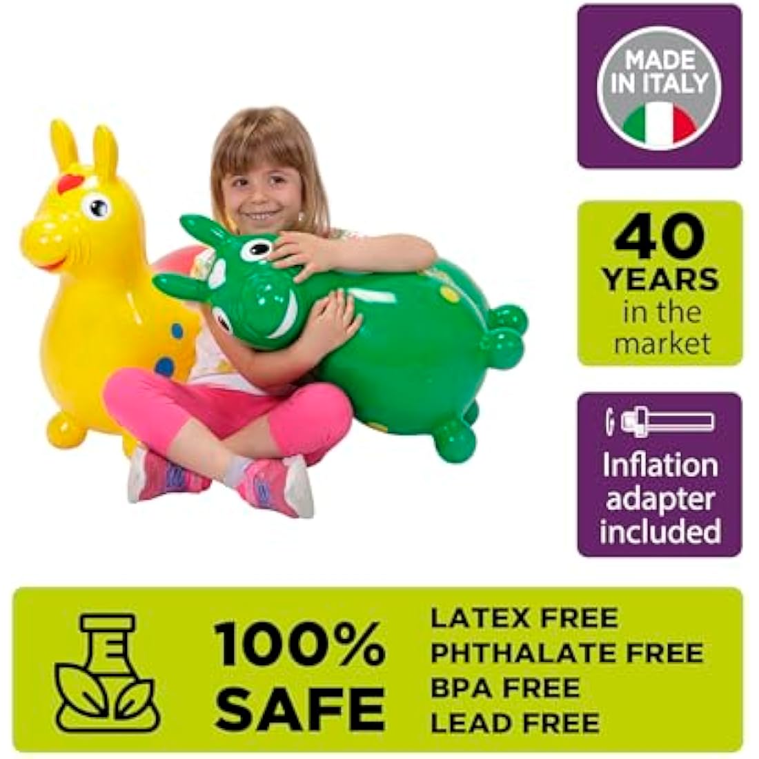 GYMNIC - Rody Jumping Horse Green