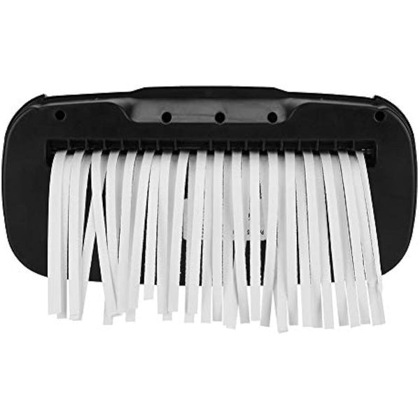 Electric Shredder, 6 Sheet Strip-Cut Paper and Credit Card Shredder for Home or Small Office Use 220V 10L Removable Bin (UK plug)