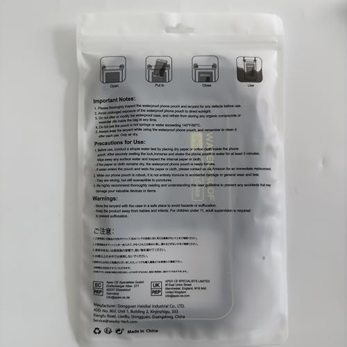 Floating Waterproof Phone Pouch, IPX8 Universal Waterproof Phone Case for Swimming Dry Bag Underwater for iPhone 16 Pro Max 15 Pro 14 Samsung S25 S24 S23 Ultra Huawei Xiaomi etc, Up to 6.9"