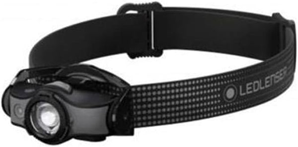 Ledlenser MH5 - Rechargeable Outdoor LED Head Torch, Super Bright Powerful 400 Lumens Headlamp, 2 in 1 Headlamp/Handheld Torch, Running Headlight, Hiking Torch, Up to 35 Hours Charge (Black/Grey)