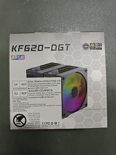 TZMRIT KF420 DGT ARGB CPU Cooler with temperature display, for Intel LGA 1700/1200/115X/1851/1366/2011, for AMD AM4/AM5 (BK)