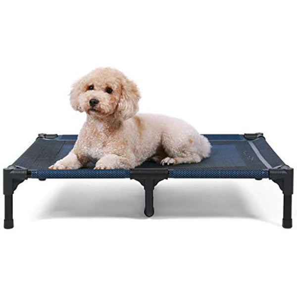 ANWA Elevated Dog Bed Large Size, Raised Dog Bed Outdoor Use, Portable Dog Cot Large Dogs