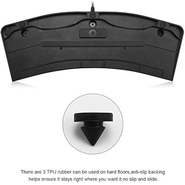 iKKEGOL Upgraded USB Triple Foot Pedal Optical Switch Control 3 Key Button Program Computer Keyboard Mouse Game Action HID