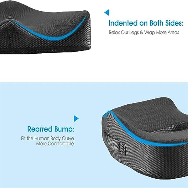 Feagar Seat Cushions for Office Chair - Orthopedic Ergonomic Memory Foam Coccyx Seat Sciatica Cushion for Tailbone Sciatica Relief Hemorrhoid, Office Chair Cushions Wheelchair,