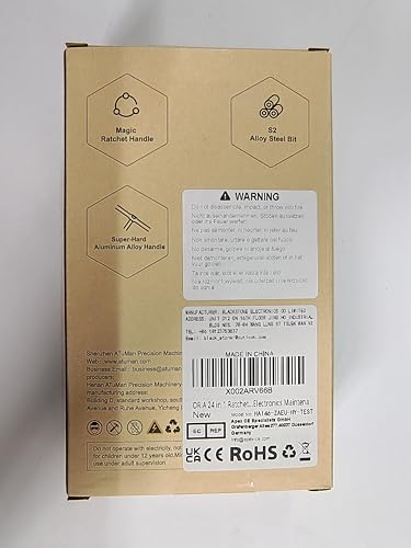 ORIA 24 in 1 Magnetic Ratchet Screwdriver Set with S2 Steel Bits & Detachable T-Handle, Portable Tool Kit in Case for Home DIY, Computer, Electronics Repair, Furniture