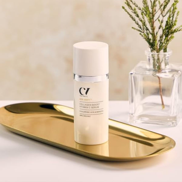 Green People Age Defy+ Collagen Boost Vitamin C Serum - Serum with Vitamin C - Paraben & Alcohol Free - Vegan, 30ml