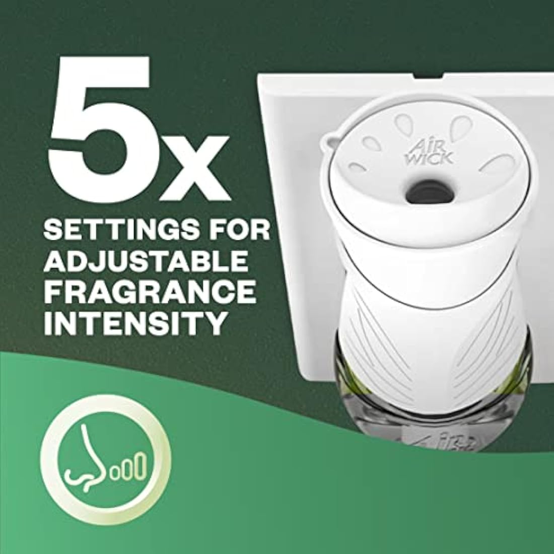 Air Wick| White Vanilla Bean| Plug in Electrical Essential Oils Air Freshener Kit Gadget and Refill| Pack of 4