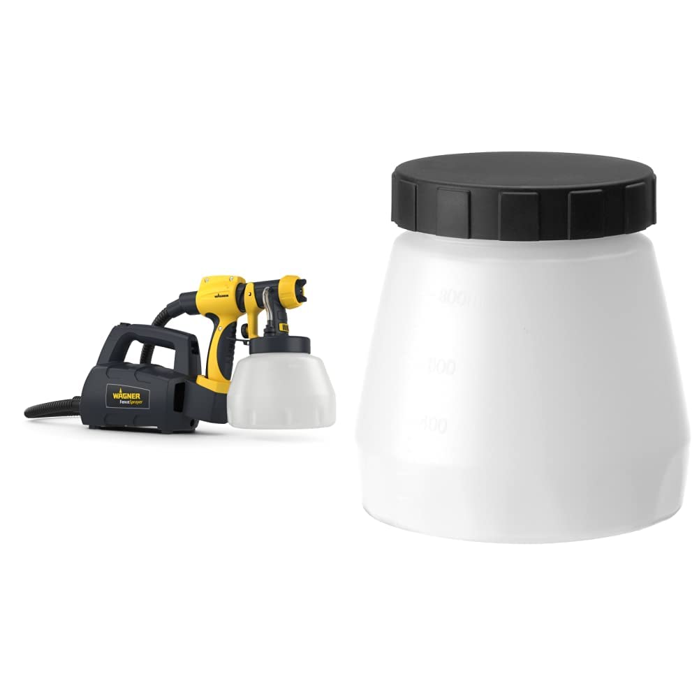 WAGNER Fence & Decking Paint Sprayer for Fences, Sheds, decking or Garden Furniture, Covers 5 m² in 9 min, 1400 ml Capacity, 460 W, 1.8 m Hose
