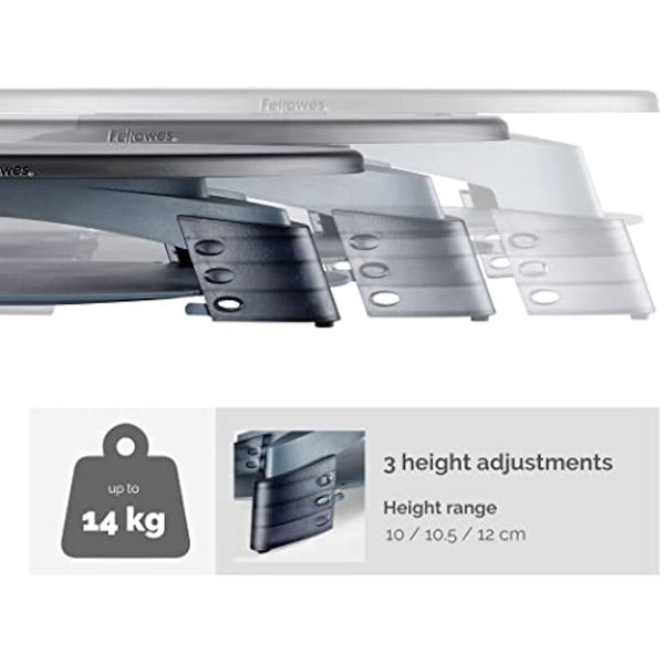 Fellowes Compact Rotating Height Adjustable Monitor Stand