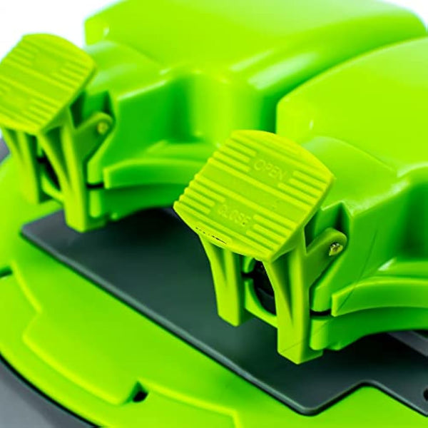 STATUS 2 Socket Cable Reel, 20m, Green, Heavy Duty Outdoor Extension Lead, 13 Amp, Thermal Cut Out, Waterproof, IP54 Rated, Ideal for Garden, Workshop, DIY Use (S20M2G13AIP54CR2)