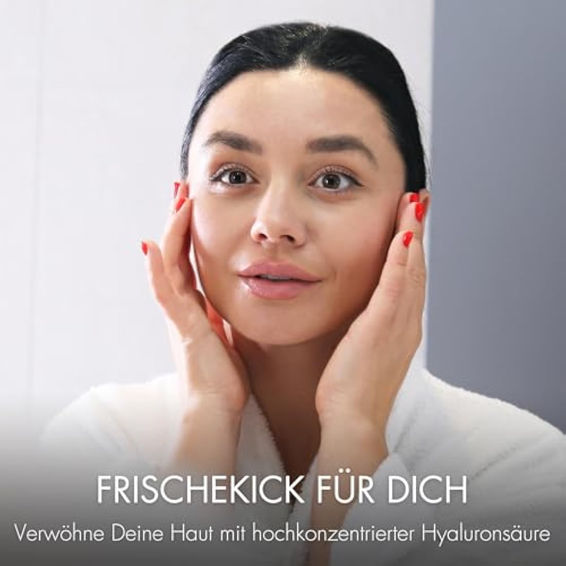 Hyaluronic Acid Intensive Serum with Aloe, High-Dose & Vegan - Anti-Aging Skin Care, Moisturizing Face Moisturiser for Wrinkles, Fragrance-free Natural Cosmetics - Made in Germany by PERLENBUCHT