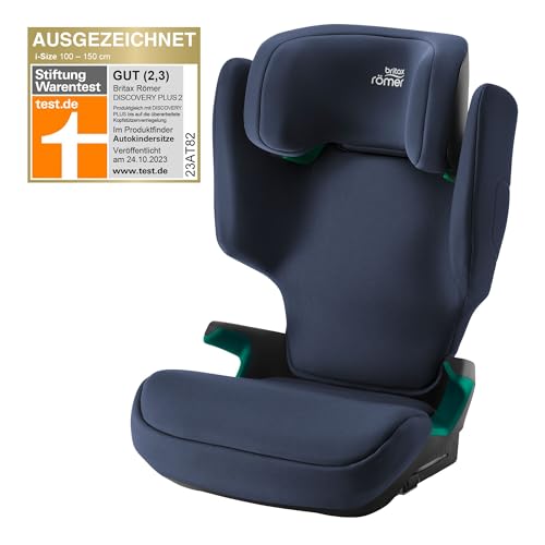 Britax Römer car seat Discovery Plus 2 , with ISOFIX, for Children from 100-150 cm (i-Size), 3.5-12 Years, Space Black, 1.0 Piece, 5.9 kilograms