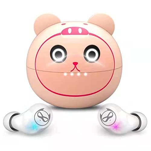 Earbuds for Kids Cute Design in-Ear Wireless Earphones for Kids Boys Adult Bluetooth 5.3 Waterproof Sport Stereo Headphones with Mic for Phone