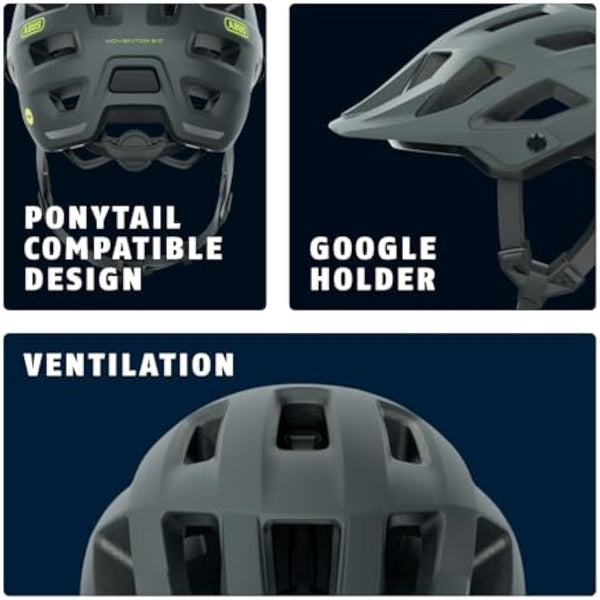 ABUS MTB Helmet Moventor 2.0 MIPS, Impact Protection for Off-Road Use, All-Mountain Helmet, Unisex Adult