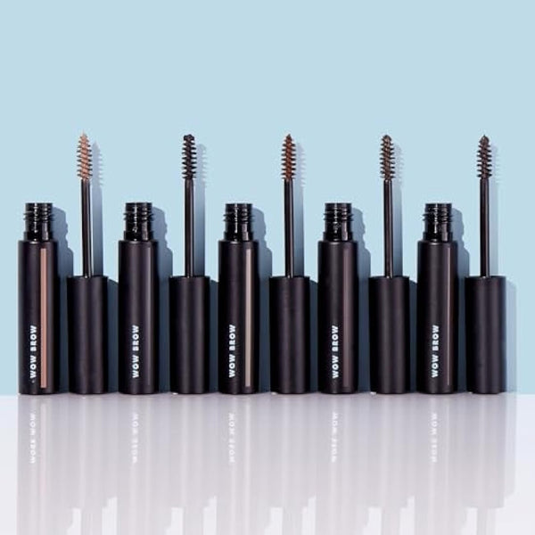 e.l.f. Wow Brow Gel, Volumizing, Buildable, Wax-Gel Hybrid, Creates Full, Voluminous-Looking Brows, Locks Brow Hairs In Place, Neutral Brown, Fiber Infused 3.5g