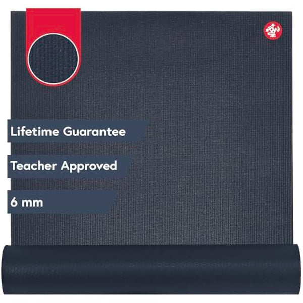 Manduka PRO Yoga Mat – Premium 6mm Thick Mat, High Performance Grip, Ultra Dense Cushioning for Support and Stability in Yoga, Pilates, Gym and Any General Fitness