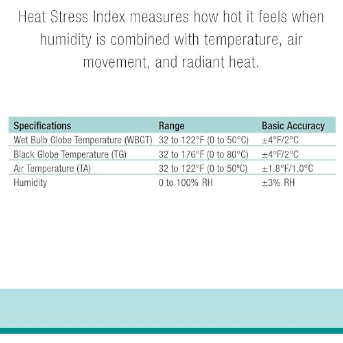 Extech HT30 Heat Stress WBGT Meter
