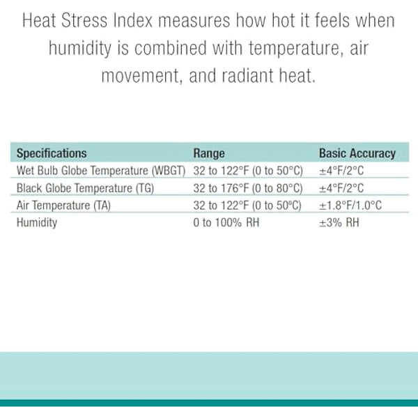Extech HT30 Heat Stress WBGT Meter