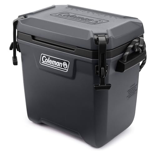 Coleman Convoy Heavy-Duty Insulated Hard Cooler with handles| large capacity| Keeps Ice for up to 5 Days| Full foam insulation| Large Durable Portable Cool Ice Box for Rugged Outdoor Use & Jobsites