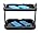 APS Buffet display case "Doppeldecker" - 2 transparent roll-top bonnets that can be opened on both sides, 2 stainless steel trays, 4 cooling accumulators, space-saving storage - Made in Germany