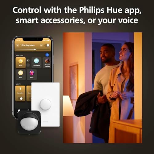 Philips Hue Lightguide G95 Small Globe Smart Bulb, White and Color Light, Bluetooth Compatible, Voice Control with Alexa, Apple Home & Google Assistant
