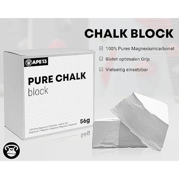 APE13® Chalk Bag zum Klettern und Bouldern (als Set & Einzeln) - inkl. Gurtband, Tasche, Halter für Bürste - Boulder Beutel für Magnesium - Kletter Chalkbag groß für Kalk/Kreide/Magnesia