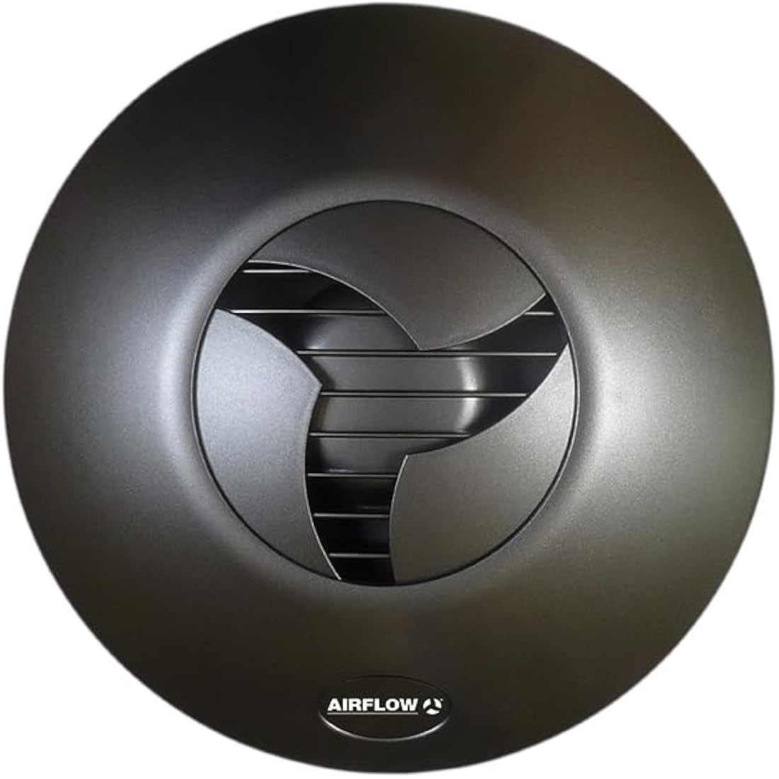 Airflow iCON 15 Fan Cover in Elegant Anthracite (Dark Grey) – Designer Look for Bathrooms – Fits iCON 15 Extractor Fan