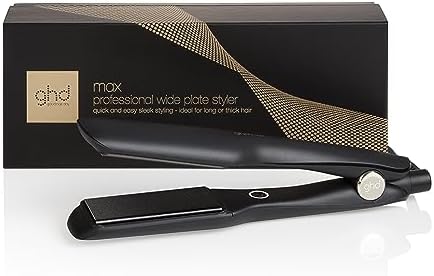 ghd Max Professional Hair Straightener, Wide 1.65" Styling Plates for Quick Easy Styling, Frizz Free, Smooth, Sleek Results