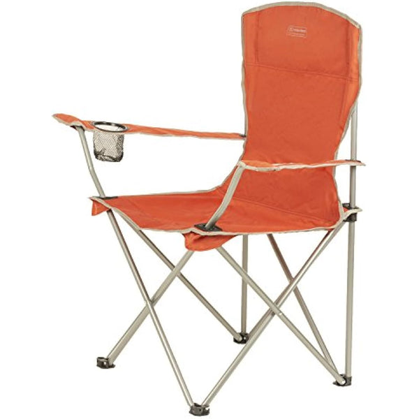 Highlander Camping Chair - Compact & Lightweight Folding Chair, 2.2kg, Portable Chair for Outdoors, Durable Steel Frame Arm Chair with Cup Holder