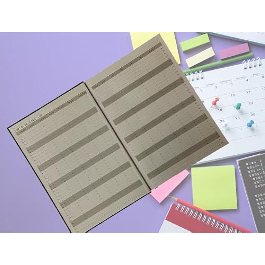 2025-2026 Academic Diary A4 Day to a Page DAP Appointment Mid Year Planner- YELLOW