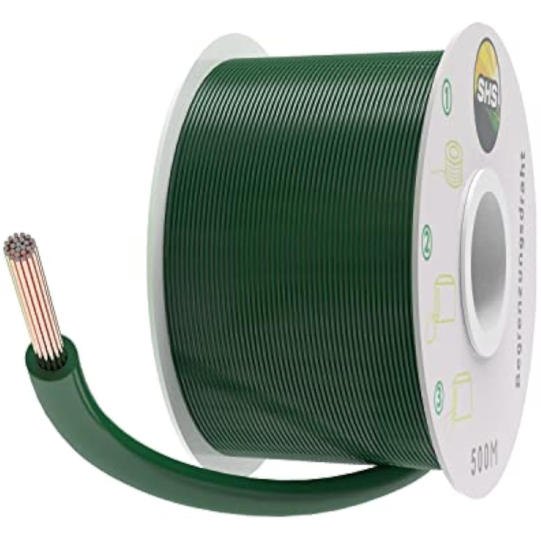 500 m Boundary Cable for Robotic Lawnmowers, Lawn Mowers, Accessories Set, Boundary Wire for Search Cables, Compatible with Gardena/Bosch/Husqvarna/Worx/Honda/Robomow/Diameter 2.7 mm