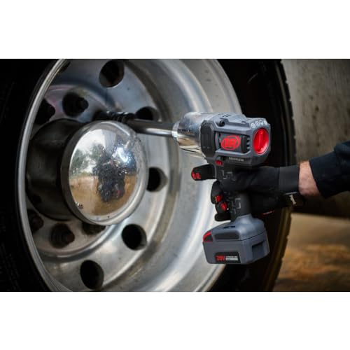 Ingersoll-Rand W7172-K22B-EU Impact Wrench, 3/4 Inch 20V Cordless Impact Wrench, 2X BL2022 Li-Ion Batteries 5.0 Ah + Charger Kit (UK Plug) in Case