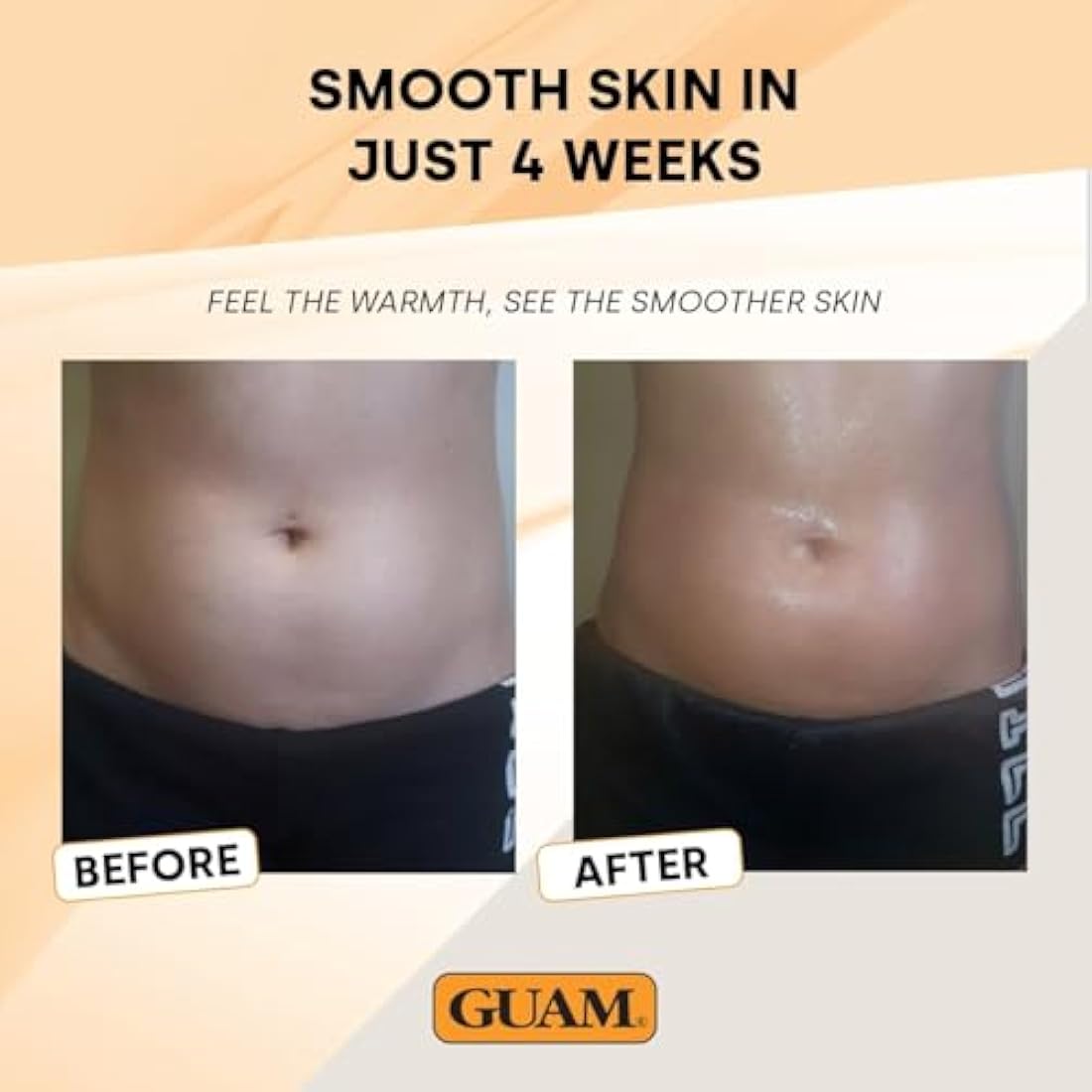 GUAM FIR Anti Cellulite Seaweed Hot Body Mud - 1kg Cellulite Remover for Flat Tummy & Waist - Belly Tightening Skin Firming Cream - INFRARED Body Warp Treatment - Boost Circulation, Improve Elasticity