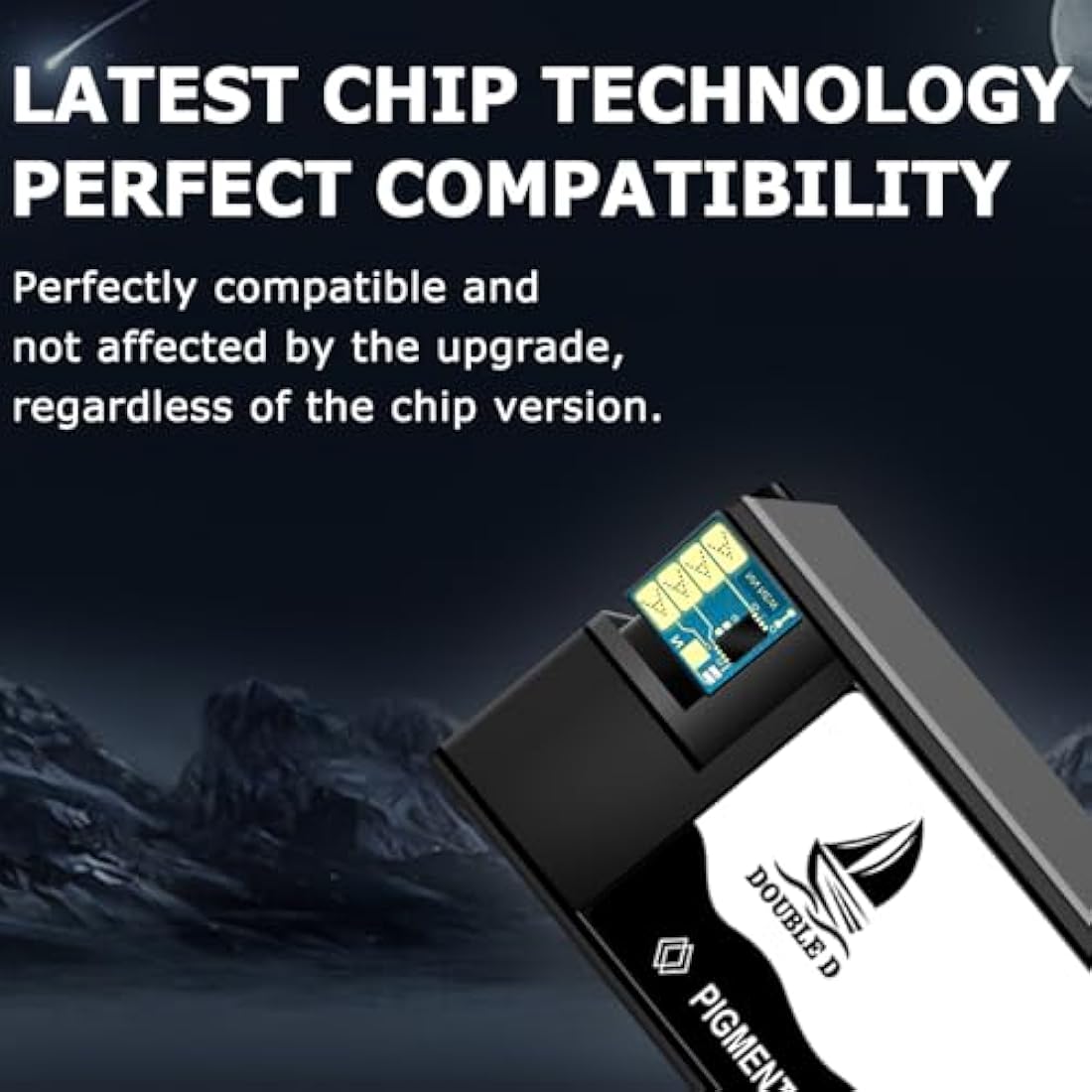 DOUBLE D 913A Ink Cartridges,Not Affected by Upgrade,for HP 913 913A Ink Compatible with HP PageWide MFP 377dw 352dw PageWide Pro 477dw 452dw p57750dw 452dn 552dw 577dw 577z,4 Pack (BK/C/Y/M)